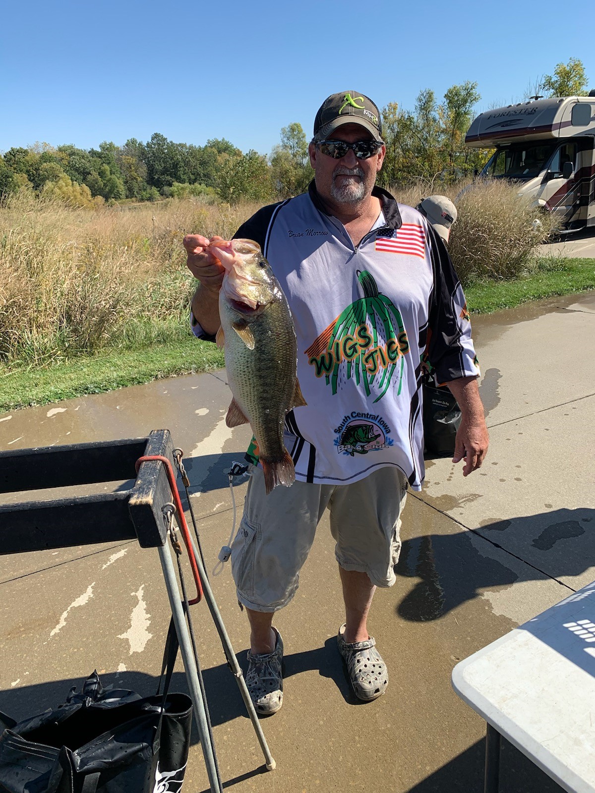 Brian Marrows 1st place and Big Bass Sugema